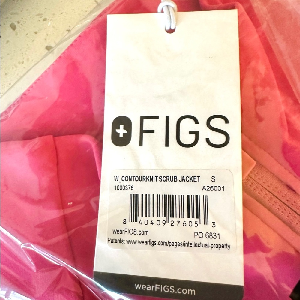 Figs Coral Contour Knit Scrub Jacket - Picture 7 of 7